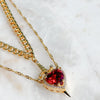 Amour Éternale Heart & Dagger Necklace Set